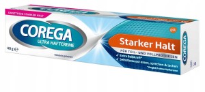 Corega Super Mocny krem do protez zębowych,Starker Halt,mocne trzymanie 40g